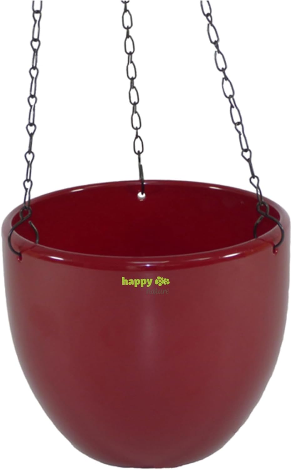 happy nature Set2 2 Keramik Hydro Blumenampel Venus 13/12 weinrot Ø 17.5 cm H 15 cm