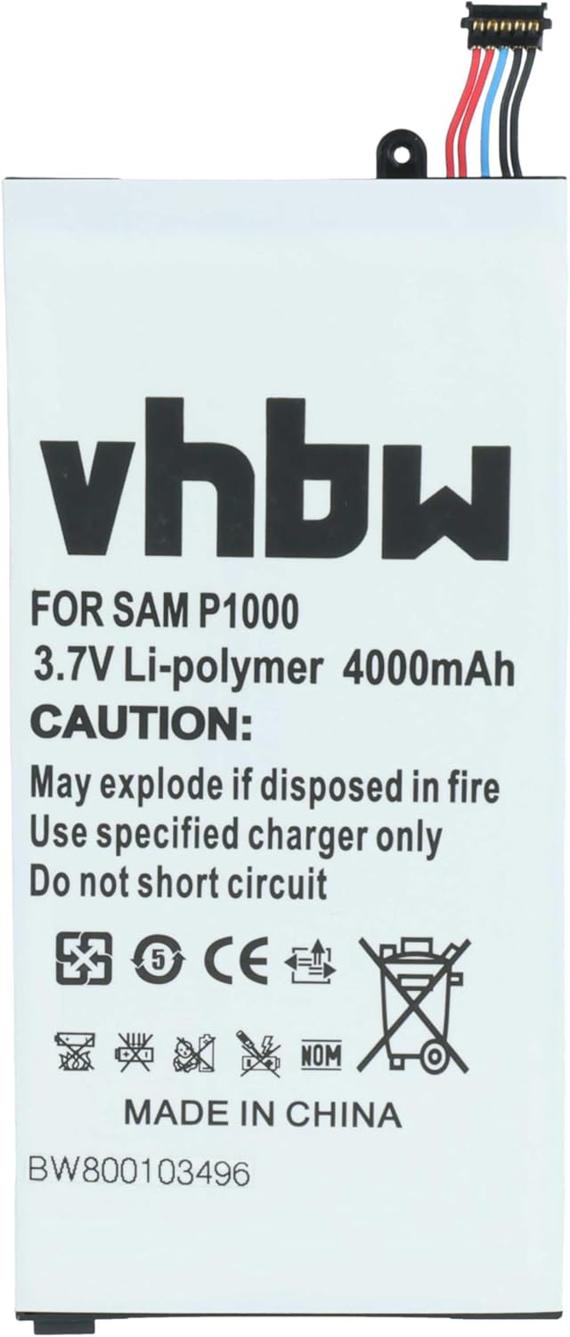 vhbw 1x Akku Ersatz für Samsung B056H004-001, SP4960C3A, AA31D26, AA1ZA18BS/T-B für Tablet Pad (4000