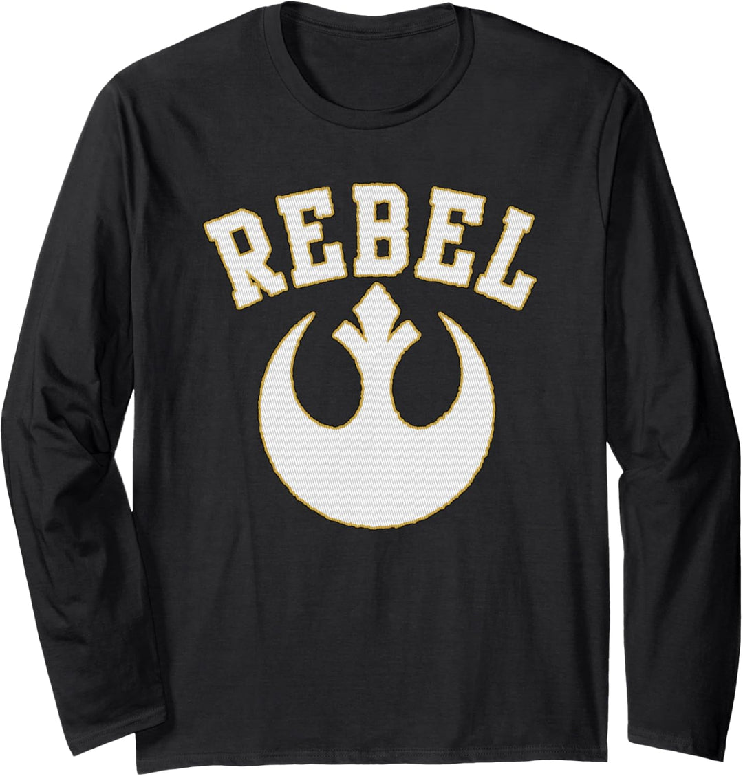 Star Wars REBEL Logo Collegiate Sport Jersey Langarmshirt