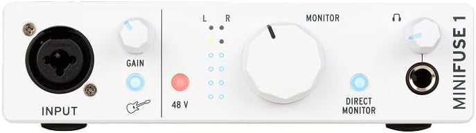 Arturia - MiniFuse 1 - Kompaktes USB-Audio-Interface mit Kreativer Software für Hochwertige Aufnahme