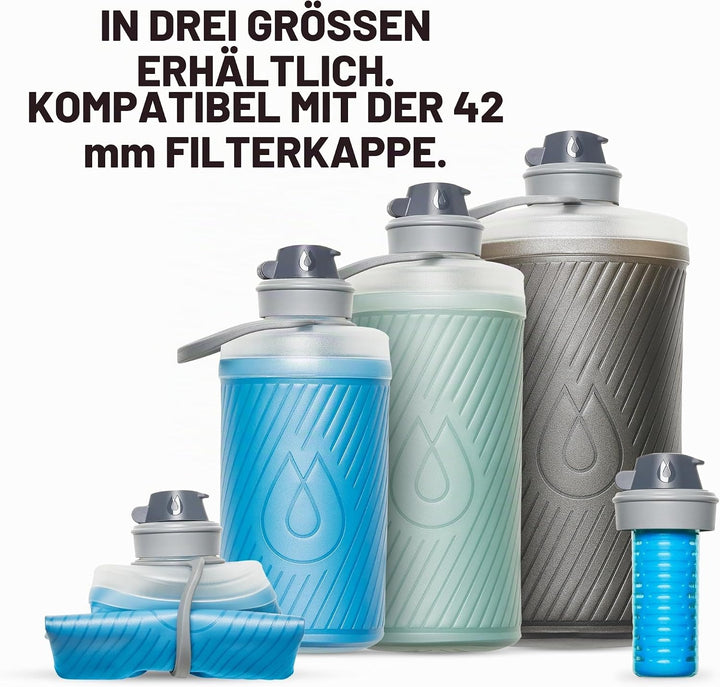 Hydrapak Flux - zusammenklappbare Trinkflasche für Rucksacktouristen (750ml) - BPA-frei, ultraleicht