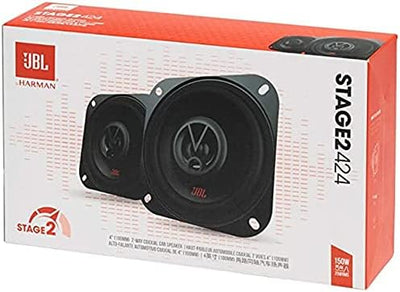 JBL Stage2 424 2-Wege Auto Lautsprecher Set von Harman Kardon - 150 Watt KFZ Autolautsprecher Boxen