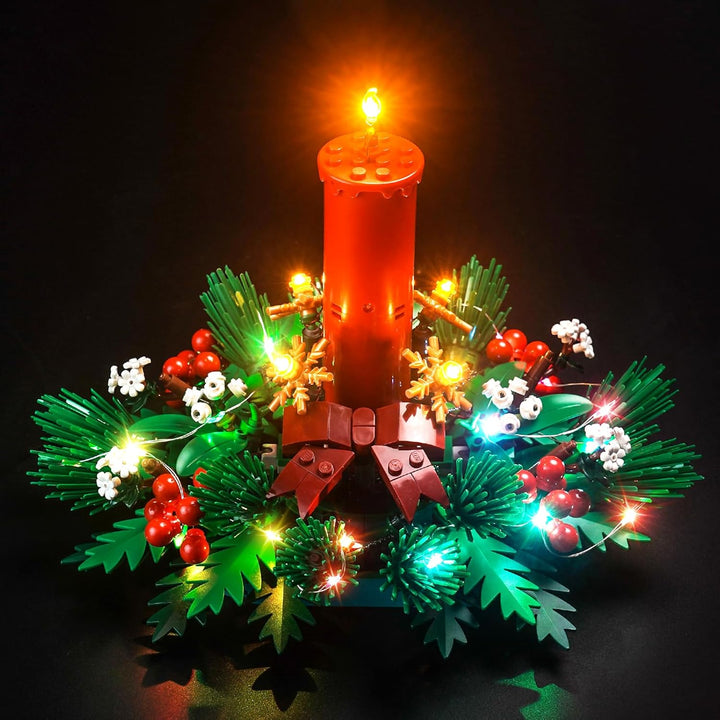 Led Licht Set Kompatibel mit Lego Christmas Table Decoration (Kein Modell), Dekorationsbeleuchtungss