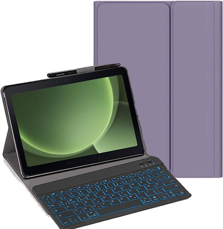 Tastatur Hülle für Samsung Galaxy Tab Active 5 Pro 10,1 Zoll SM-X350/X356B, [Deutsches QWERTZ] Slim