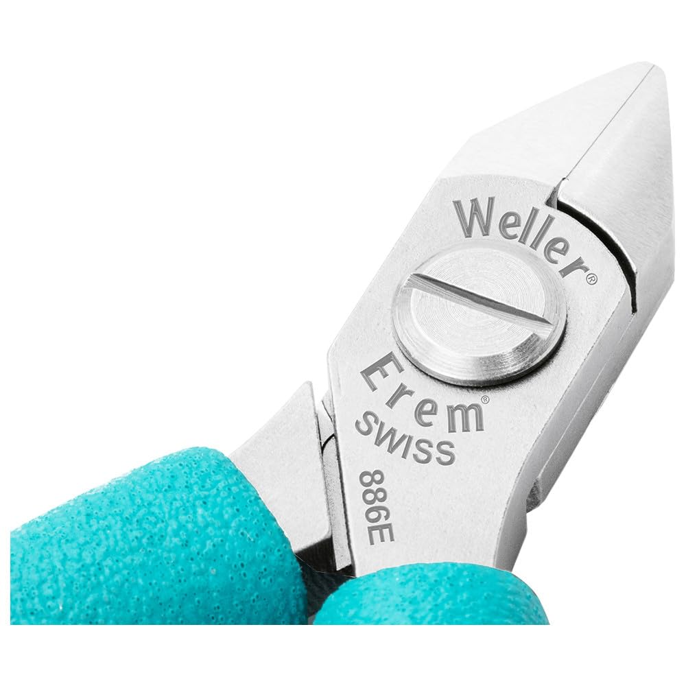 Weller Erem 886E Präzisions-Seitenschneider mit Hochpräzisen Schraubsystem für Leichtes Betätigen Oh