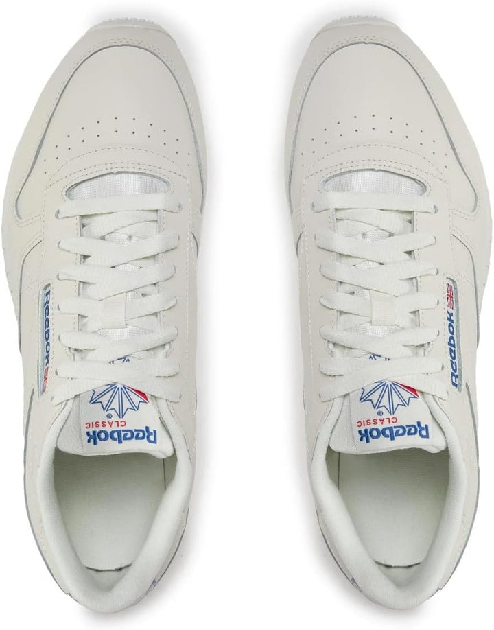Reebok Unisex Classic LeatherSneaker 34 EU Chalk Vecblu Vecred, 34 EU Chalk Vecblu Vecred