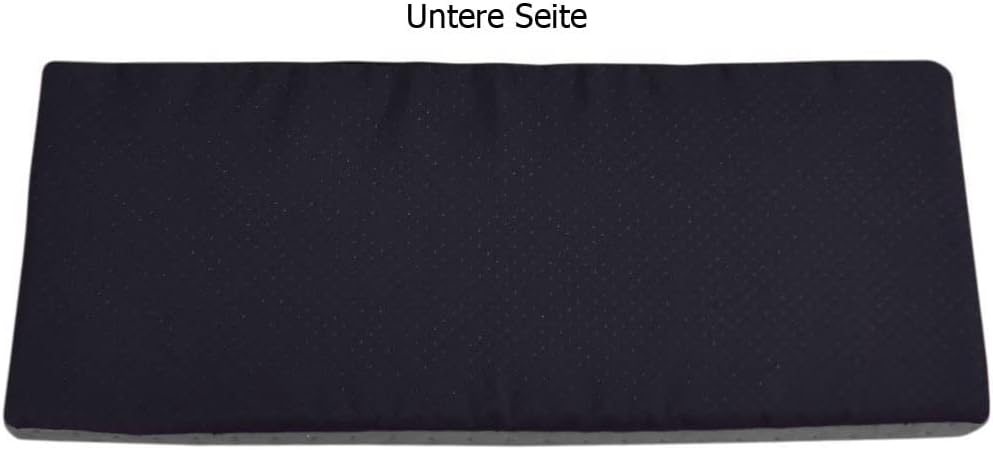 Z4L WauWau Haustier Fensterbank Cleo 50cm x 20cm grau gesteppt 50 x 20 x 3cm (S) Grau, 50 x 20 x 3cm