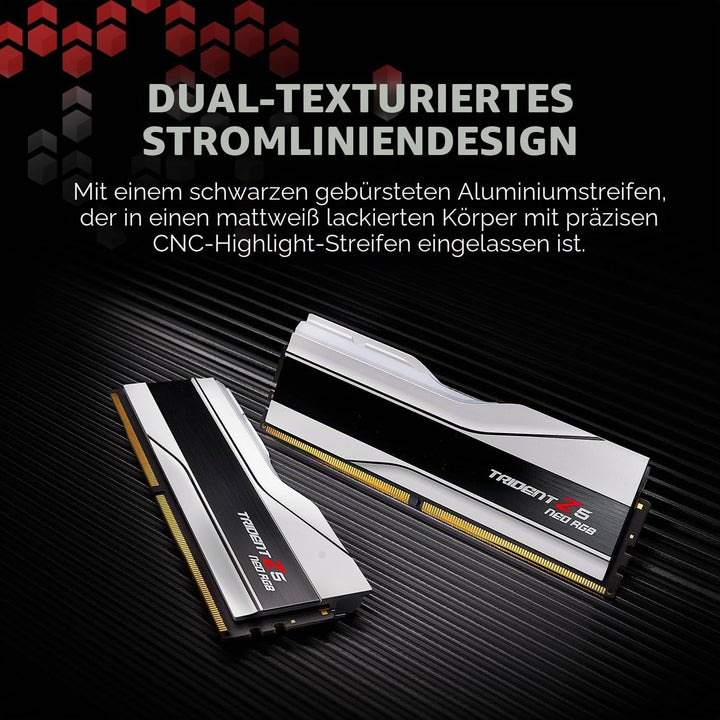 G.SKILL Trident Z5 Neo RGB Serie (AMD Expo) DDR5 RAM 64 GB (2 x 32 GB) 6000MT/s CL30-36-36-96 1,40 V