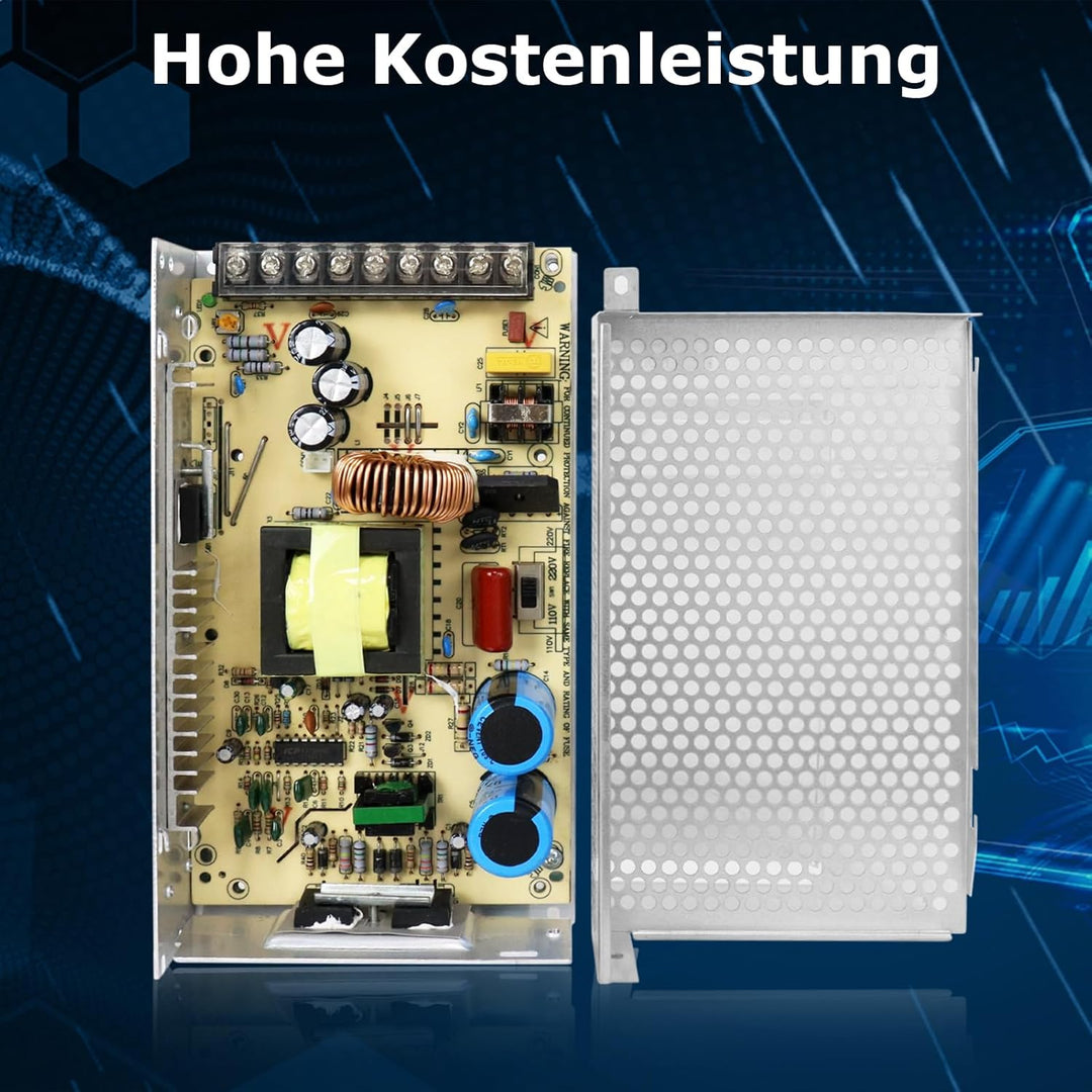 LightingWill Schaltnetzteil 12V 20A 240W Netzteil, LED Trafo Schaltwandler AC 230V auf DC 12 Volt, A