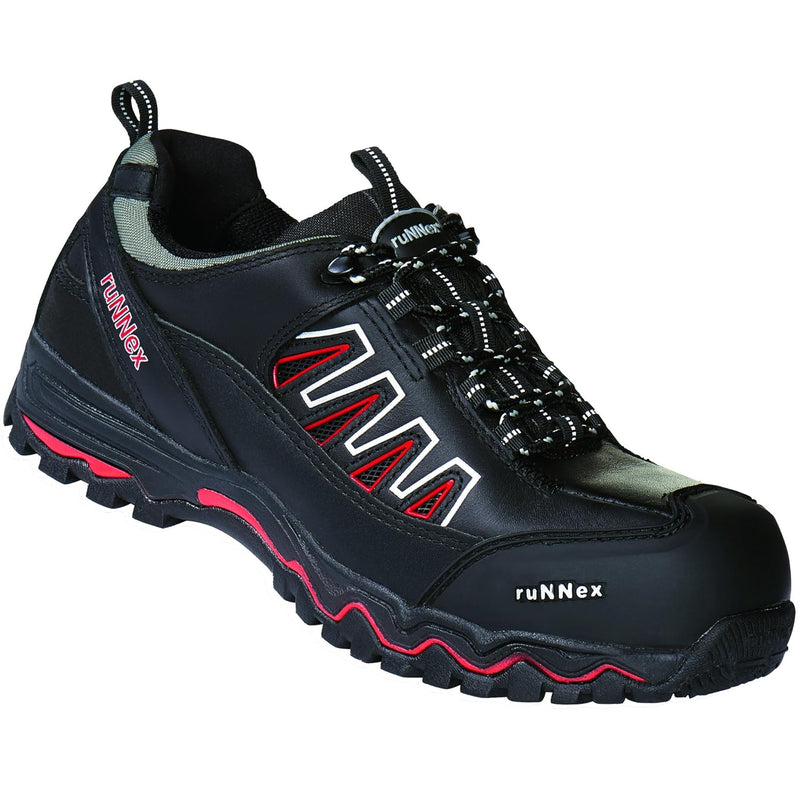 ruNNex Sicherheitsschuhe S3 LightStar extra leichte Halbschuhe Grösse 46, schwarz, 5320, 46