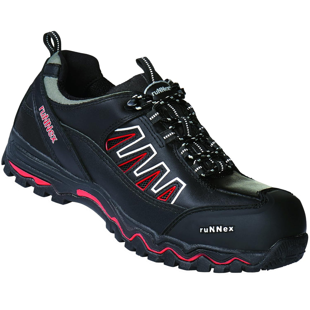 ruNNex Sicherheitsschuhe S3 LightStar extra leichte Halbschuhe Grösse 44, schwarz, 5320, 44