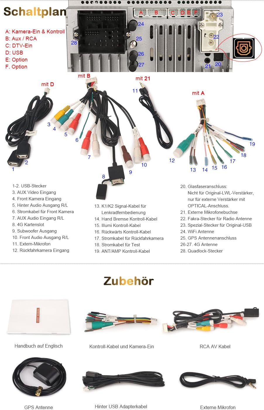 Erisin 9 Zoll Android 13 Autoradio 2 Din mit GPS Navi Für VW Crafter 2 Caddy Polo 6R Transporter T6
