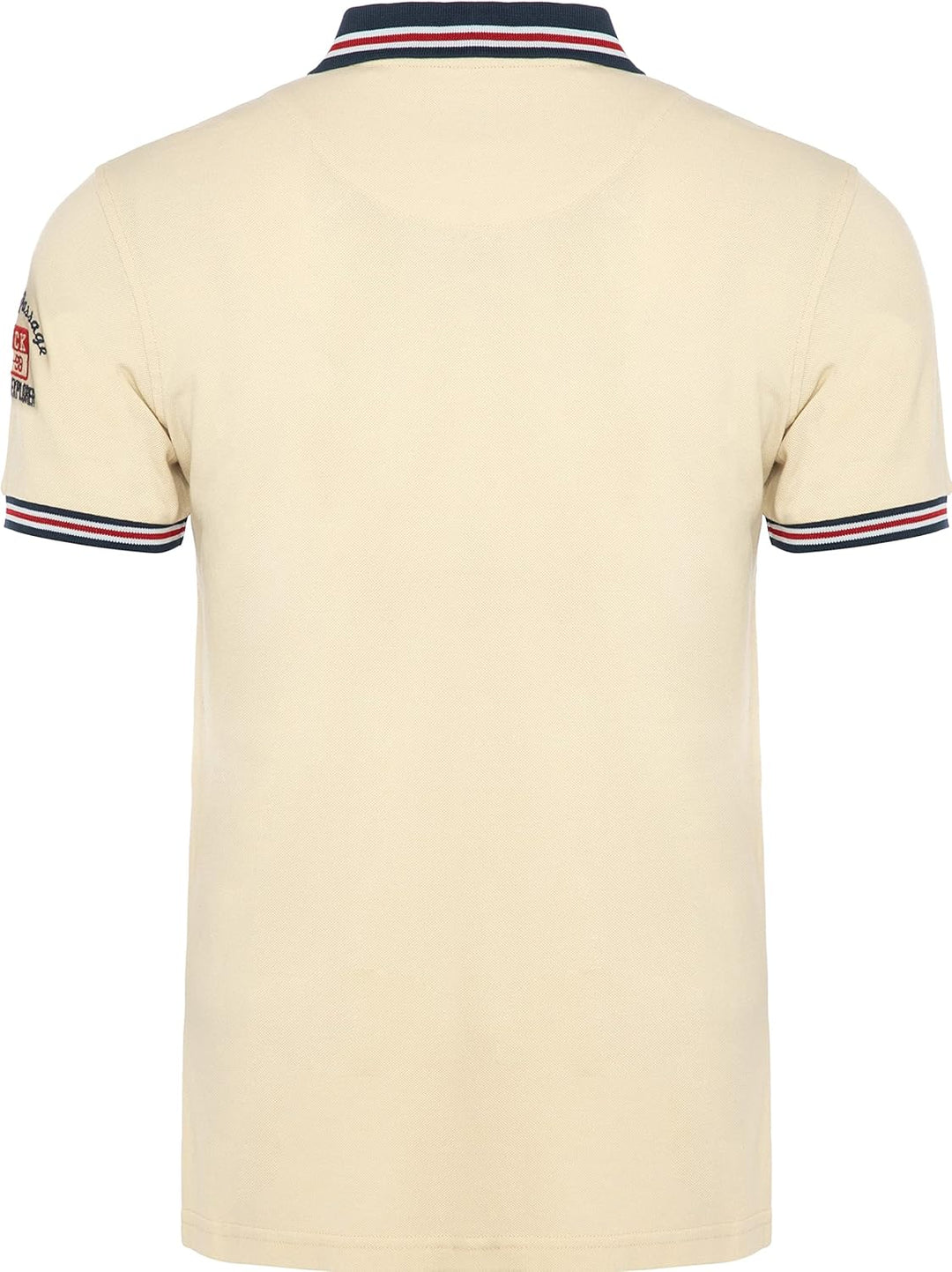 Carisma Casual Herren Poloshirt Kurzarm T-Shirt Regular Fit mit Hochwertigen Stickerei 4634 M Beige,