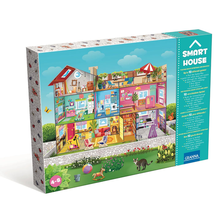 Granna - Kluges Haus - Kreatives Bildungsset für Kinder 4-8 Jahre, 1+ Spieler, Spielzeug Lernen, Ged