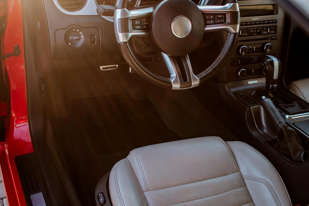 Automatte – Passend für Chrysler Pacifica II 7os 2017- – Velours – Autozubehör - Auto Fussmatten – F