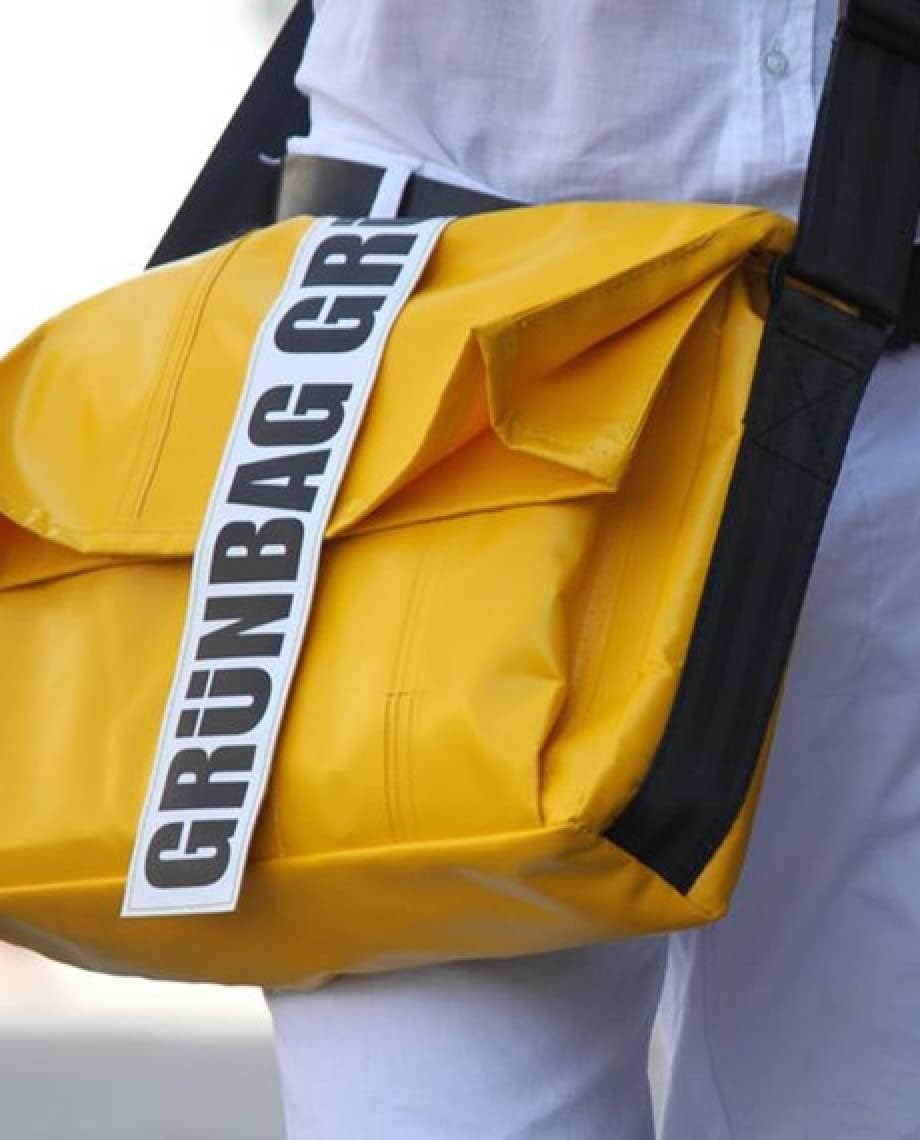 Carry Nachhaltige Rolltop Laptoptasche, Unisex premium qualität & handgemacht, Umhängetasche, 9L Gel