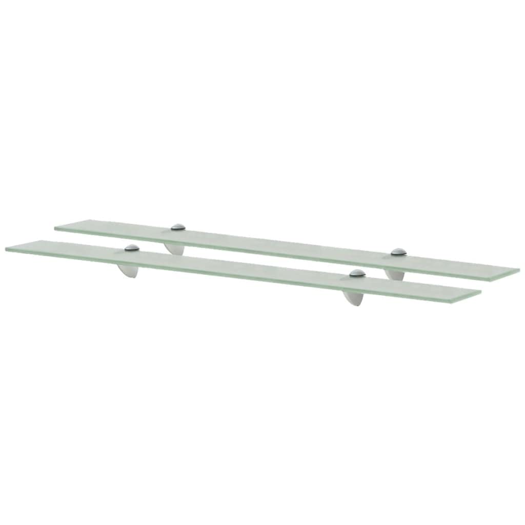 vidaXL 2X Regal Schwebend Wandregal Glasregal Glasboden Glasablage Badablage Wandablage Badregal Abl