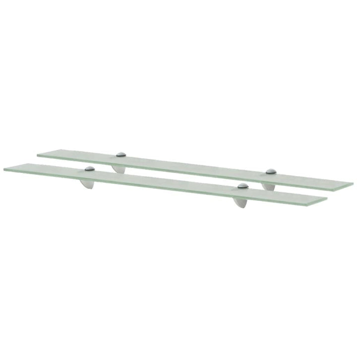 vidaXL 2X Regal Schwebend Wandregal Glasregal Glasboden Glasablage Badablage Wandablage Badregal Abl
