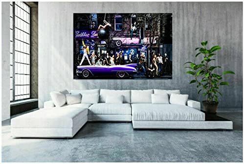 Magic Canvas Art Stars MusikerLeinwandbild 1- teilig Hochwertiger Kunstdruck Wandbilder – B8150, Grö