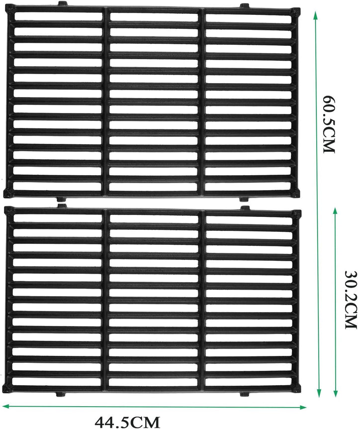 WELL GRILL 7638 44,5cm Gusseisen Grillrost für Weber Spirit 300 Series, Spirit E310 E320 E330 S310 S