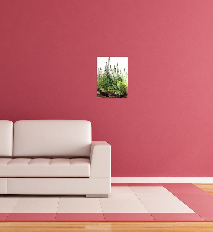 Bilderdepot24 Bild auf Leinwand | Albrecht Dürer Das grosse Rasenstück in 50x60 cm als Wandbild | Wa