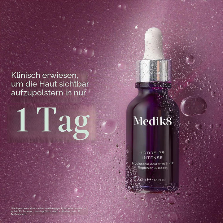 Medik8 Unisex-Erwachsene Hydr8 B5 Intense 30ml Sneaker, Negro Nur, Nur