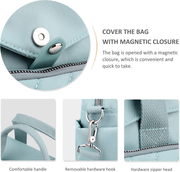 NICOLE & DORIS Damen Schultertasche Gross Handtasche Shopper Multifunktionale Umhängetasche Lässiger