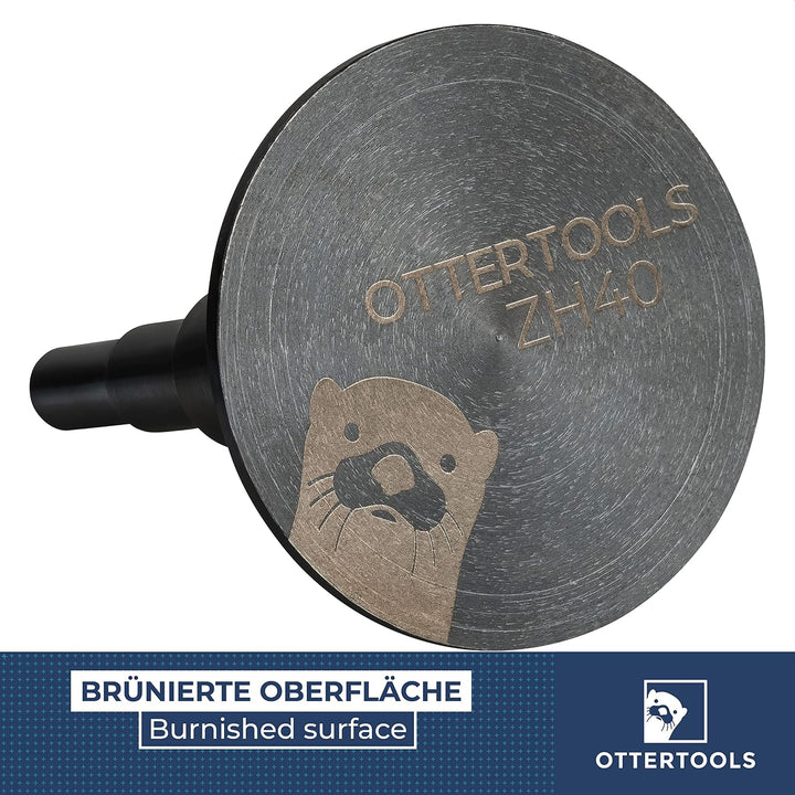 Stahl Zentrierdorn/Zentrierhilfe für Kopierringe an Oberfräsen 40 mm - ZH40 Legierter Stahl 40 mm, L