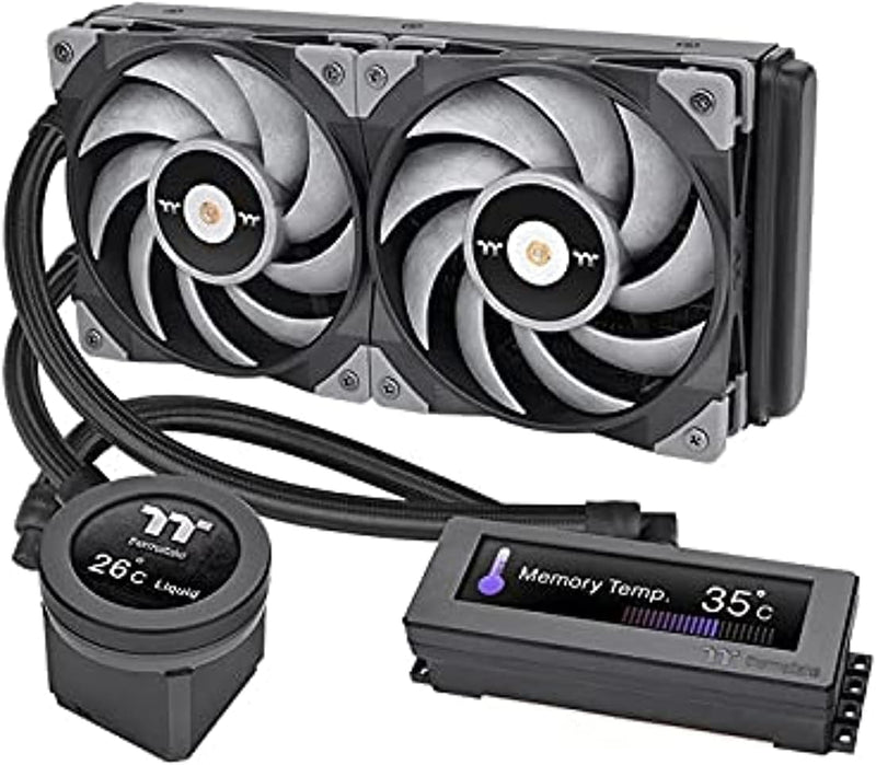 Thermaltake Floe RC Ultra 240 CPU & Memory AIO Liquid Cooler | All-In-One Liquid Cooler | LCD Displa