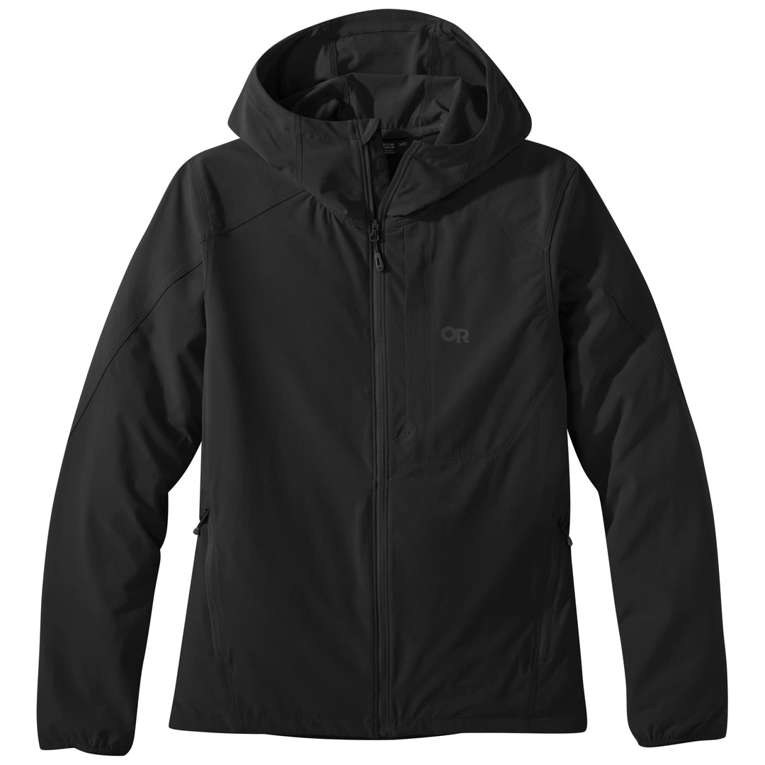 Outdoor Research Herren Men's Deviator Hooded Vest Herren Deviator Kapuzenweste S Schwarz, S Schwarz