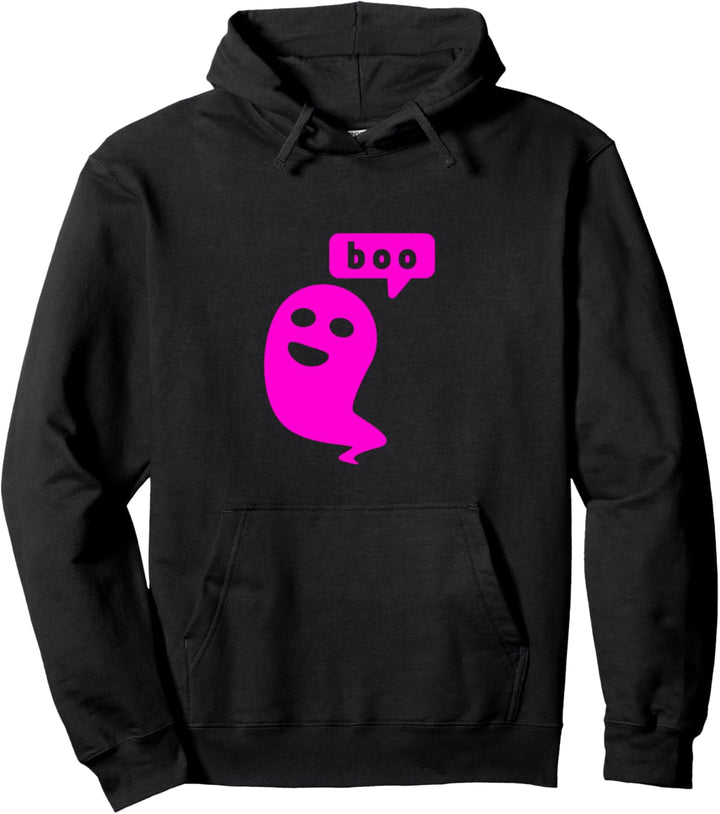 Smiling Happy Ghost of Dumb Days Pullover Hoodie