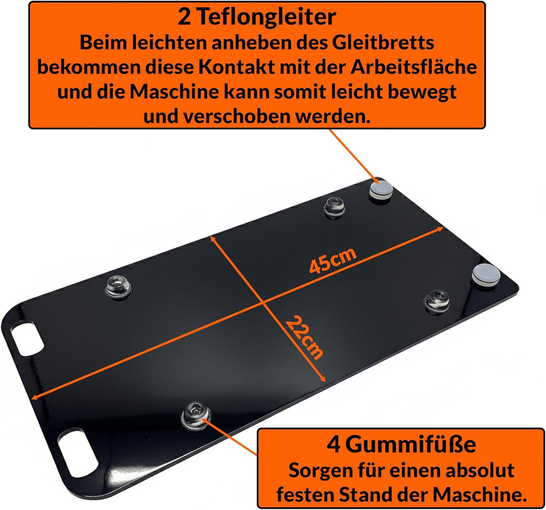 Lieblingsmensch Acryl Gleitbrett für Ninja Double Stack XL Heissluftfritteuse | Farbwahl | 45x22 cm