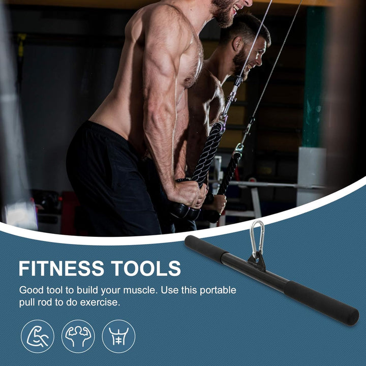 1 Satz Spurstange gerade Gym Cable Bar LAT bar kabel maschine befestigung fitness-zubehã¶r fitness z