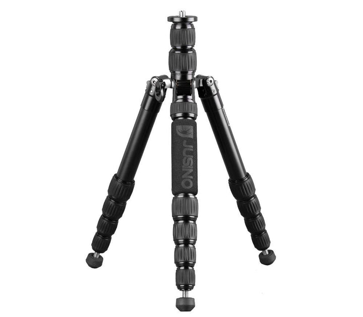 JUSINO leichtes & kompaktes Traveller Tripod Monopod Höhe bis 115cm Belastbar 15kg + Transporttasche