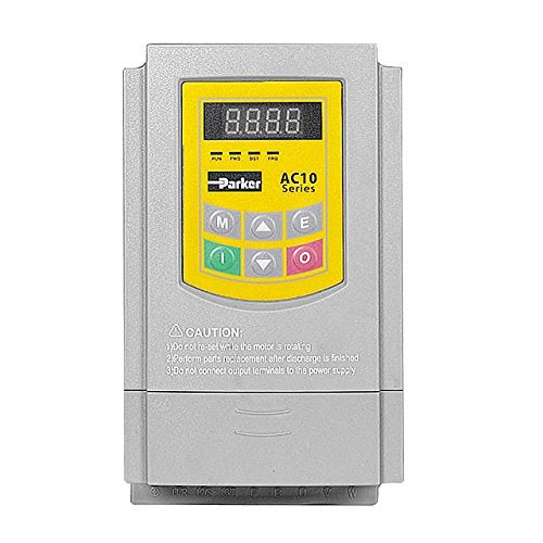 Frequenzumrichter AC10 Parker 10G-12-0050-BF, 1Ph-230V 1,1kW 5,0A, Filter C3 In: 1Ph-230V / Out: 3Ph