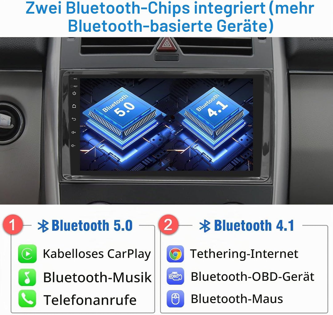 Android Car Radio Wireless CarPlay Android Car for Mercedes-Benz A Class/B Class / W245 Viano Vito W