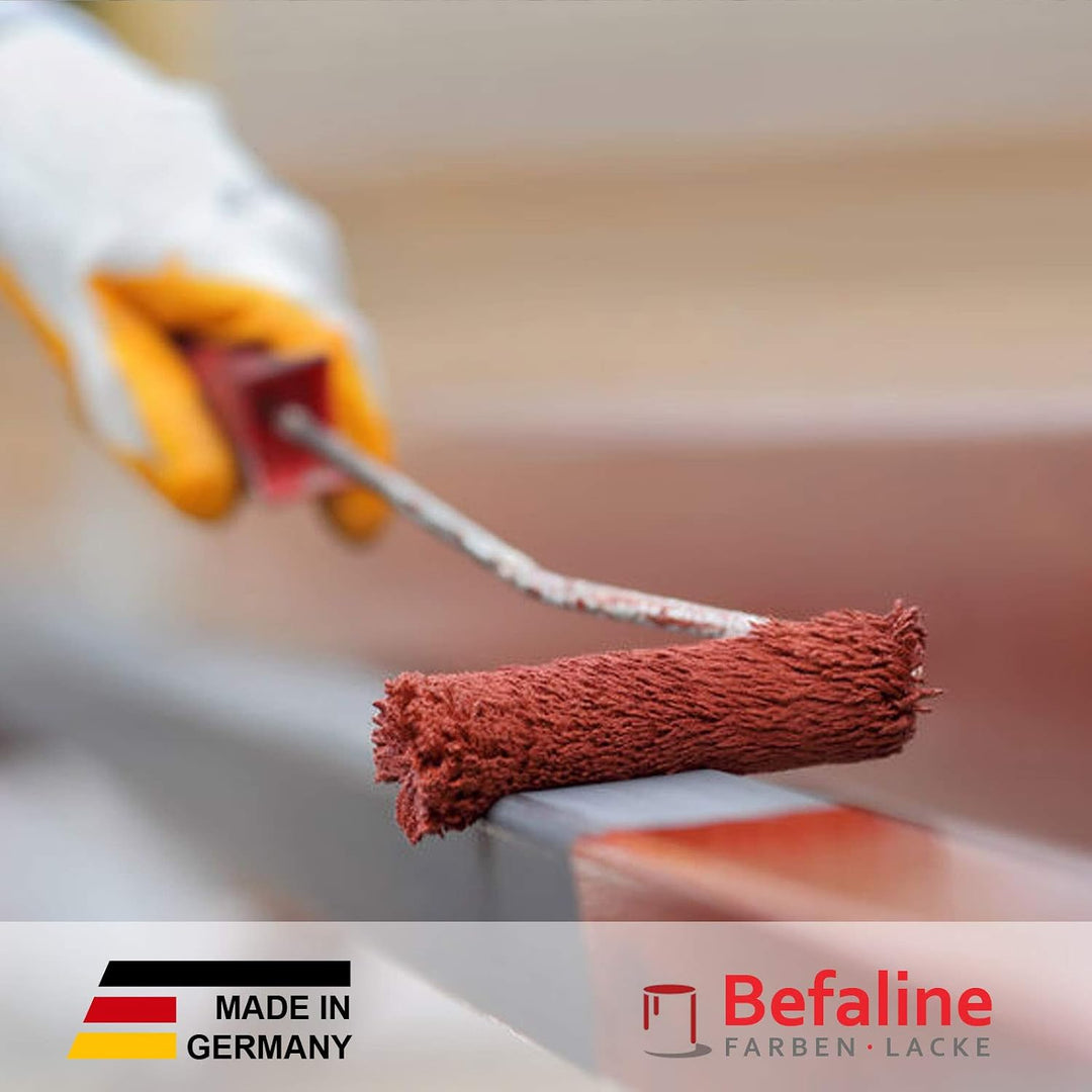 Befaline © Metallschutzlack 3 in 1 Metalllack 5l Platingrau, Metallfarbe, Metallschutzfarbe für Meta