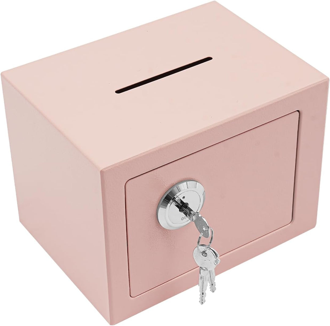 WooDerson Safe Tresor Möbeltresor, Geldtresor für Schränke mit Einwurfschlitz Kleine Tresorbox mit 3