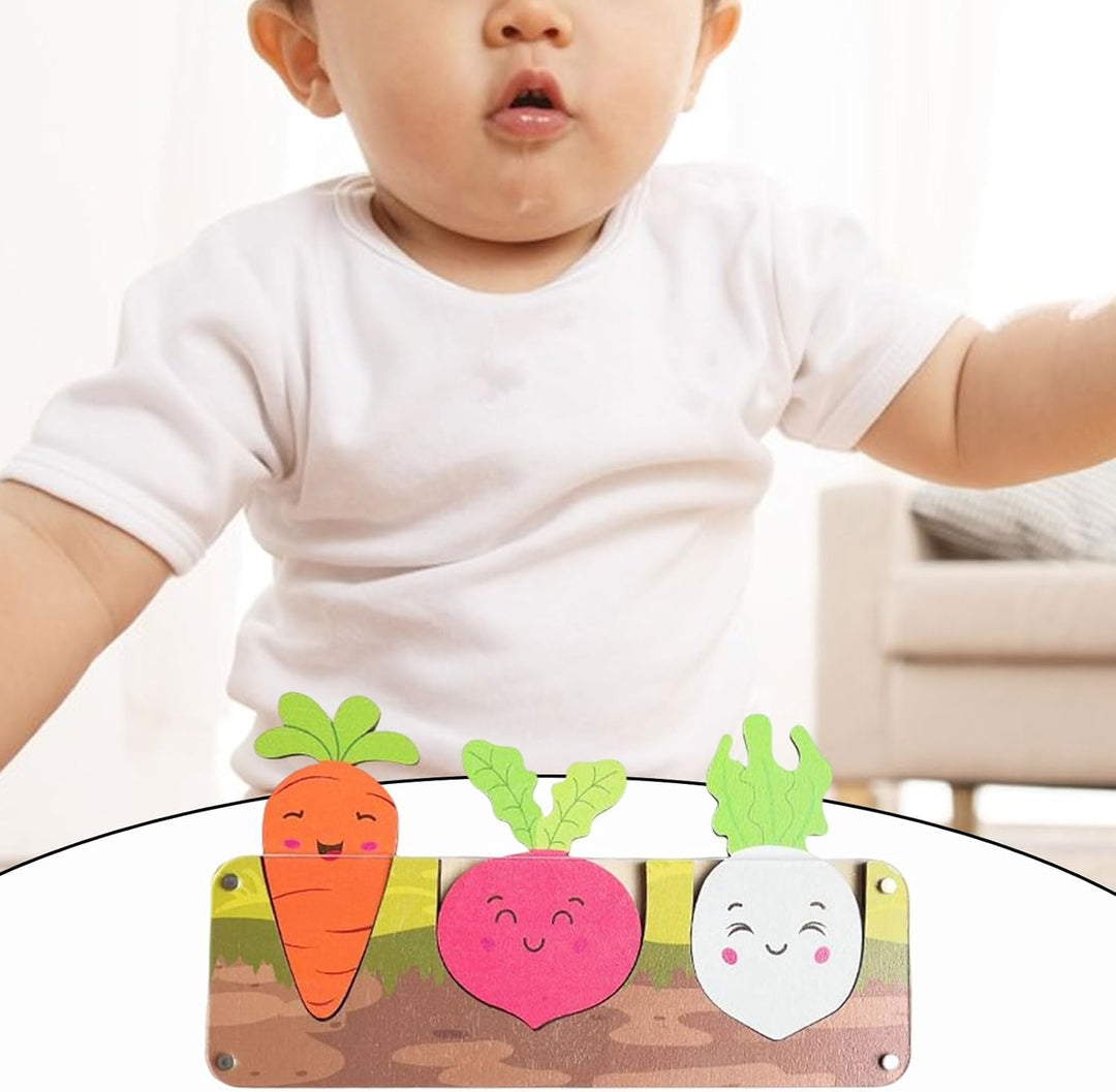 Sharplace Montessori Busy Board DIY Zubehör Pull Karotten Spielzeug, Kinder Holzspielzeug Motorikspi
