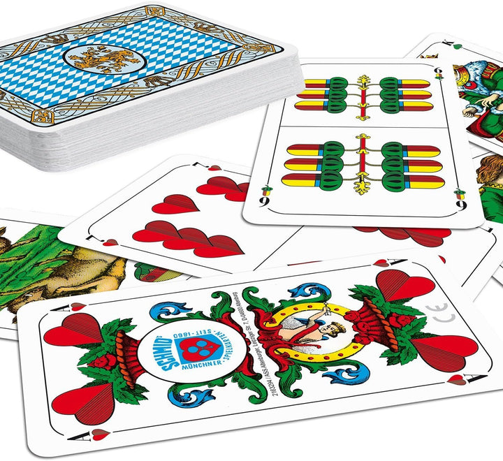 10x ASS Altenburger 22570207 - Schafkopf / Tarock - Bayerisches Bild, Kartenspiel Zehnerpaket