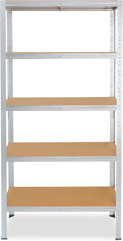 shelfplaza® 180x70x30cm HOME Schwerlastregal verzinkt/Metallregal mit 5 Böden/Kellerregal Metall, Ga