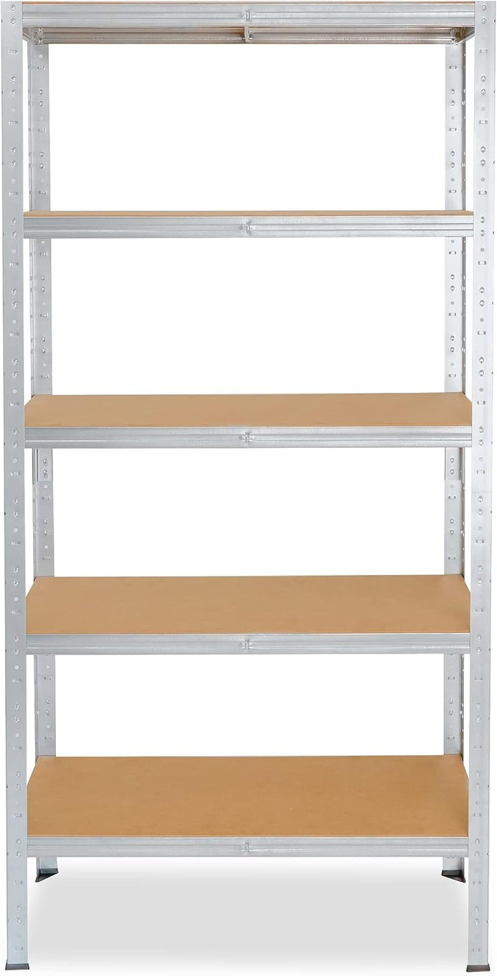 shelfplaza® 180x30x40cm Home Schwerlastregal verzinkt/Metallregal mit 5 Böden/Kellerregal Metall, Ga