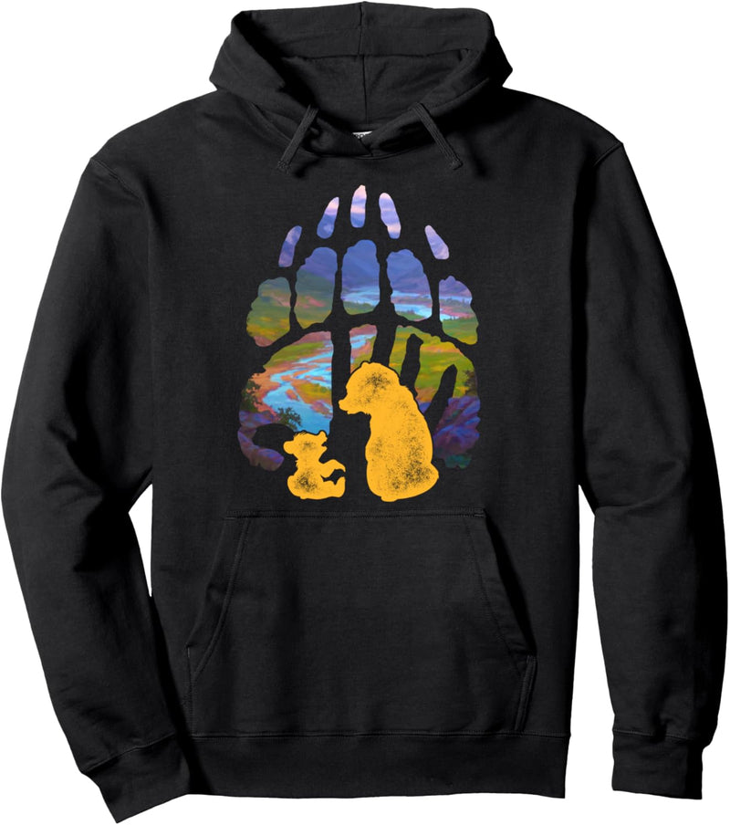 Disney Brother Bear Kenai Koda Paw Silhouette Pullover Hoodie