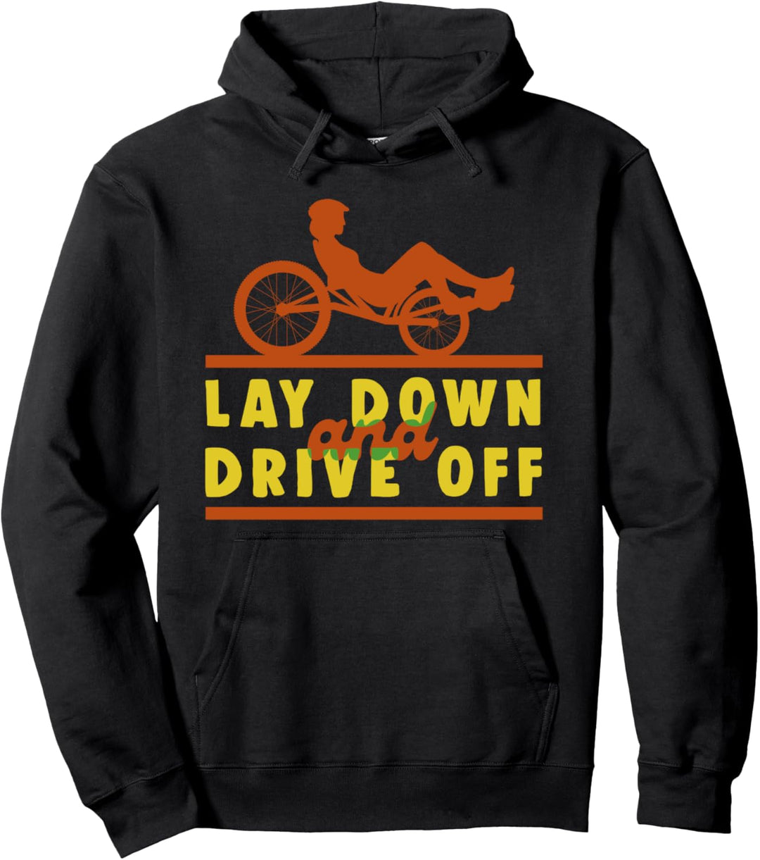 Liegerad Fahrrad Liegefahrrad Hinlegen Fahren Bike Geschenk Pullover Hoodie