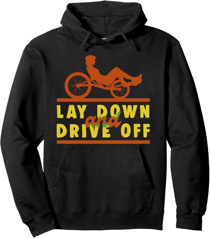 Liegerad Fahrrad Liegefahrrad Hinlegen Fahren Bike Geschenk Pullover Hoodie