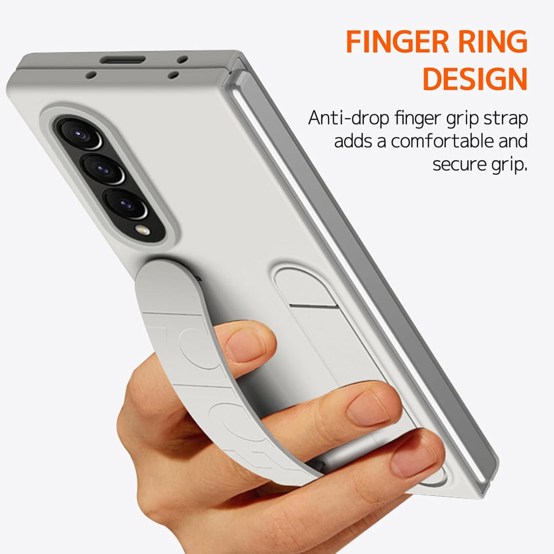 NINKI Kompatibel mit Samsung Galaxy Z Fold 3 hülle Armband Case mit Kickstand Galaxy fold 3 Wristban