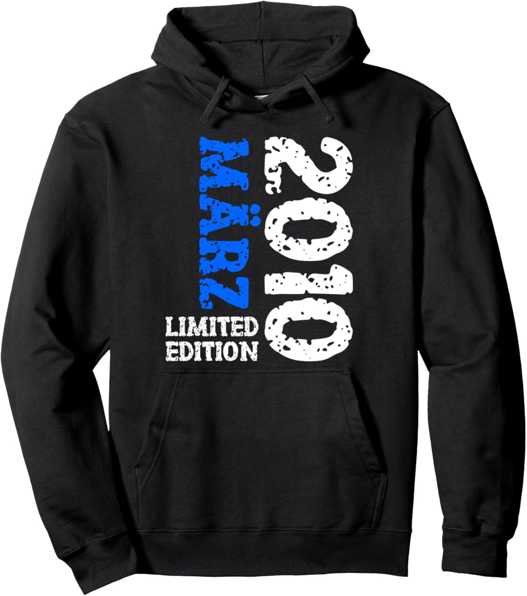 13. Geburtstag Deko Frauen Männer Limited Edition März 2010 Pullover Hoodie