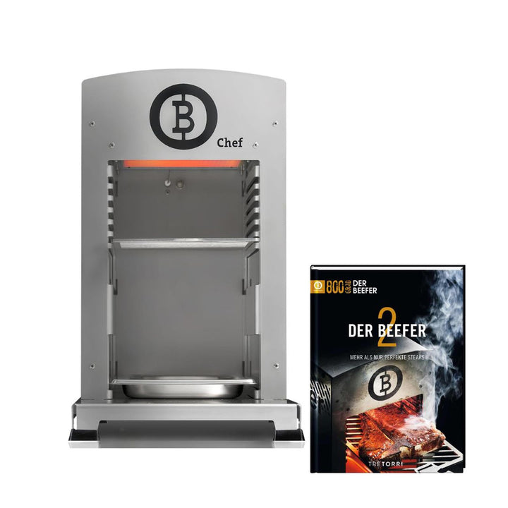 Beefer One Chef – Profi-Oberhitzegrill für Gastronomie | 800 °C Keramikbrenner | Made in Germany | Z