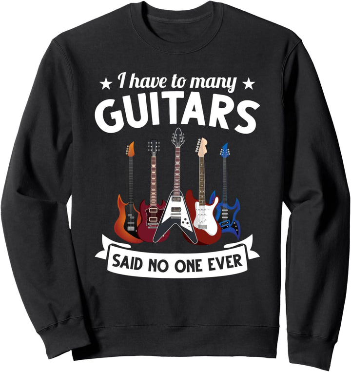 Elektro Gitarren Geschenk Gitarristen & Gitarrenspieler Sweatshirt