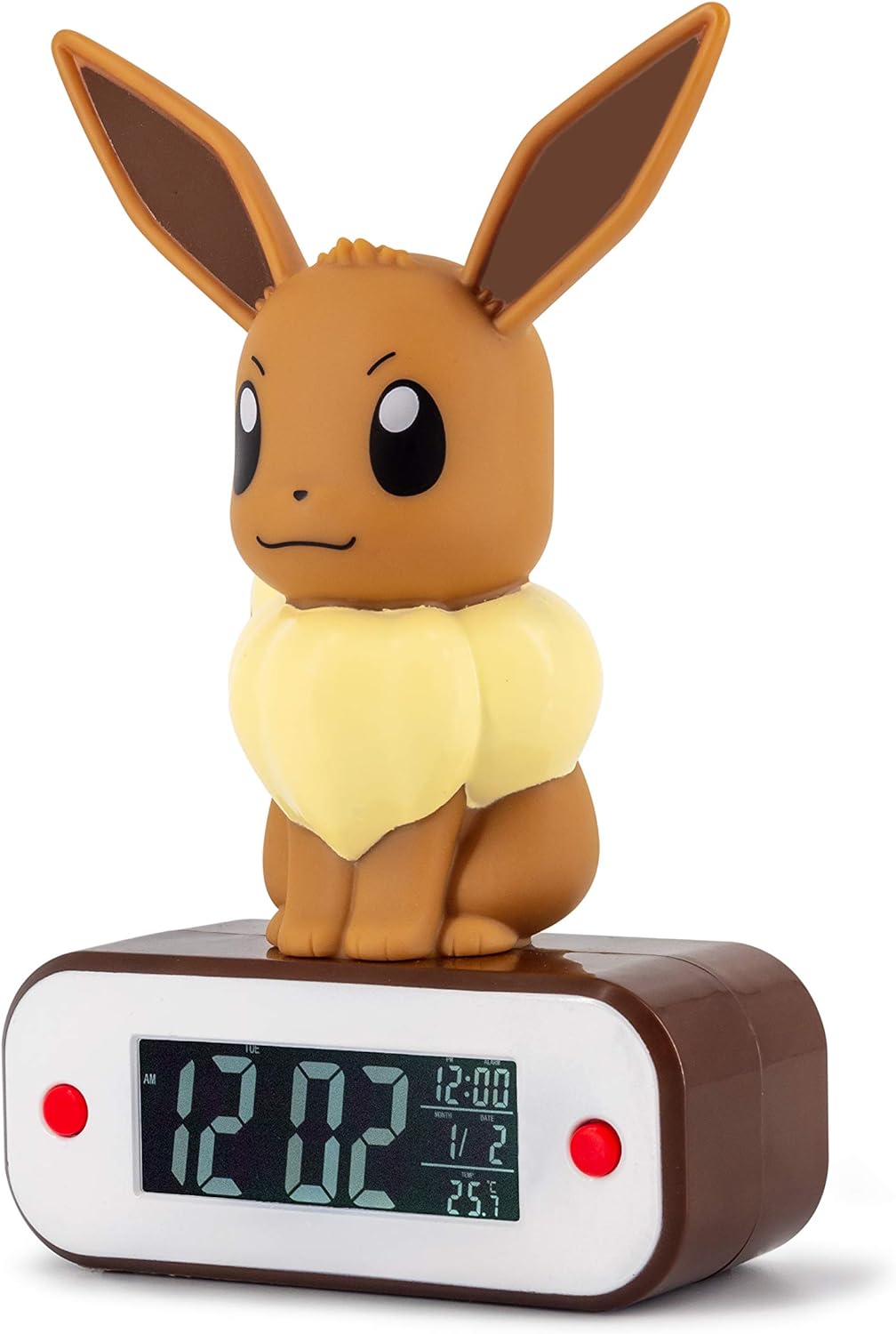 TEKNOFUN 811370 Pokémon Evoli LED Lampe Wecker